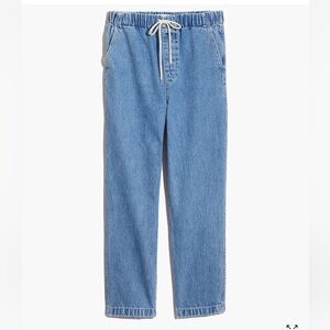 Madewell Drawstring Classic Straight Jeans XL